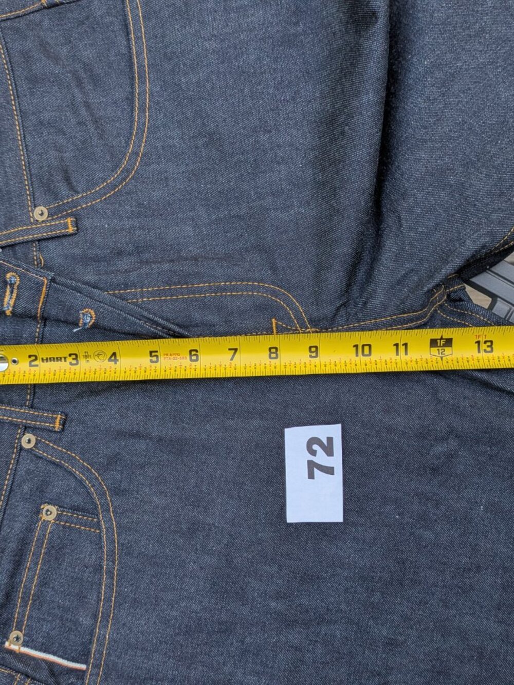 Brave Star Selvedge Denim Jeans Size 36 True Straight - Picture 6 of 12